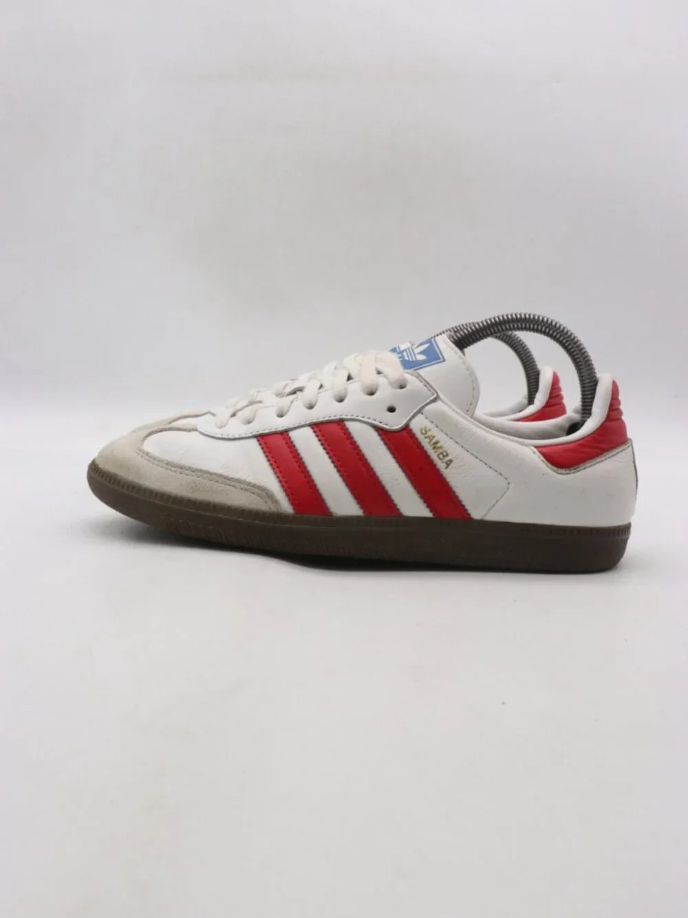 adidas Originals Samba OG Men's Size 7.5 Shoes White Better Scarlet Red Sneaker